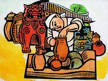 陶工って、壺とか作る?