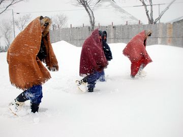 雪国地吹雪体験ツアー（青森県五所川原市金木町）