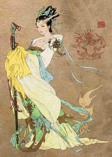 綺麗な女龍