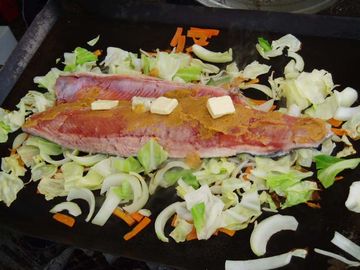 北海道名物『ちゃんちゃん焼き』。あまり美味しいとは思えなかった。