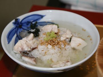 美野幸「石焼き定食」豪華な鯛茶漬け