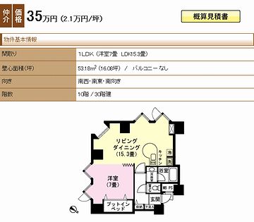 35万円は、賃料ではありません。売値です。
