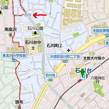 すぐ近くに呑川が流れてます