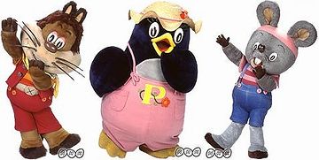 左から、じゃじゃまる、ぴっころ、ぽろり