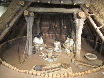 竪穴式住居から、通勤