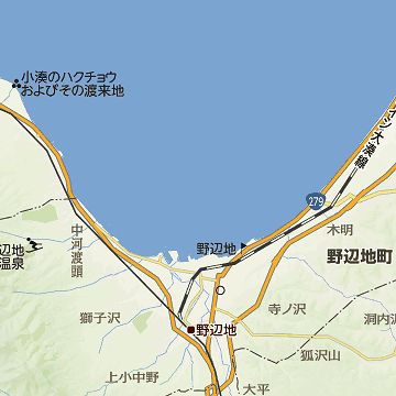陸奥湾の一番底が、野辺地になります