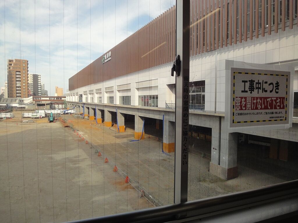 工事の人、だれもおらんがな