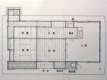屋敷の平面図です