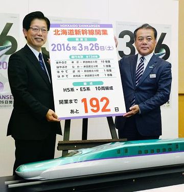 その日って確か、北海道新幹線の開業日ですよね