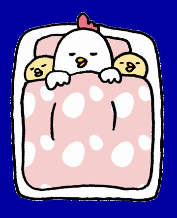 ニワトリも寝てる時間
