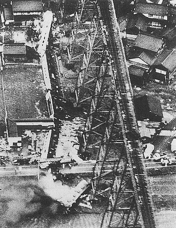 昭和61年に、列車の転落事故がありましてね