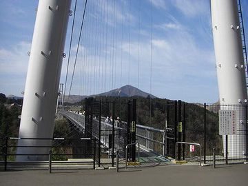 「九重“夢”大吊橋」橋上