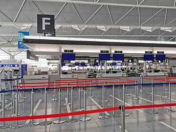 空港は封鎖