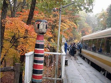 晩秋の会津線