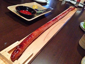 『備長吉兆や 日本橋店』さんの一品。50㎝あります。¥680(税抜)。