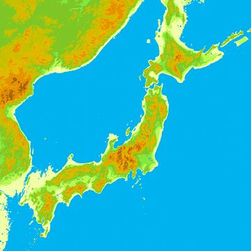 津軽海峡の中央部には、大河のような水路部が残った