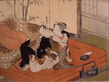 女を使って一夜を共にさせる