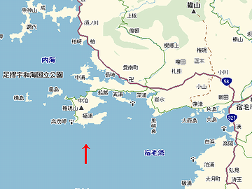 宿毛湾地図