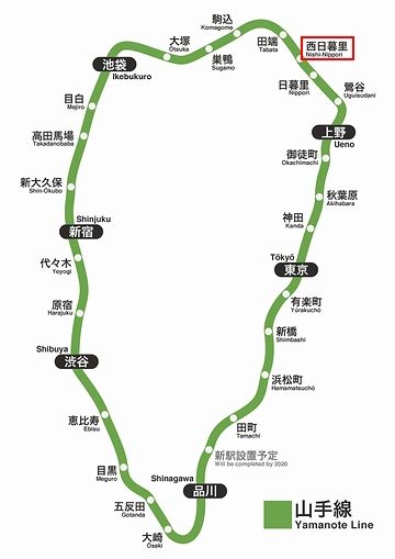 西日暮里駅
