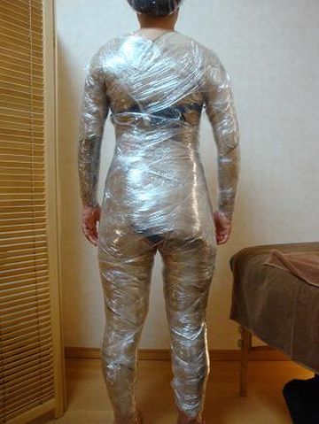 痩身ラップ巻き