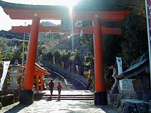 熊野大社の「一の鳥居」