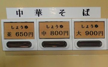 支那そば伊藤・大盛りが高い