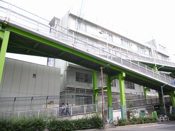 上野駅の反対側に出るための歩道橋