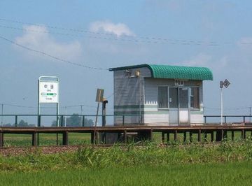 でもって、五能線の『中田駅』で、堂々と降りる