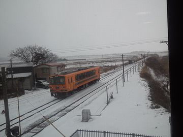『ぽっぽ家』の窓から撮られた写真です