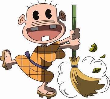 雪かきは、箒で掃くんだって