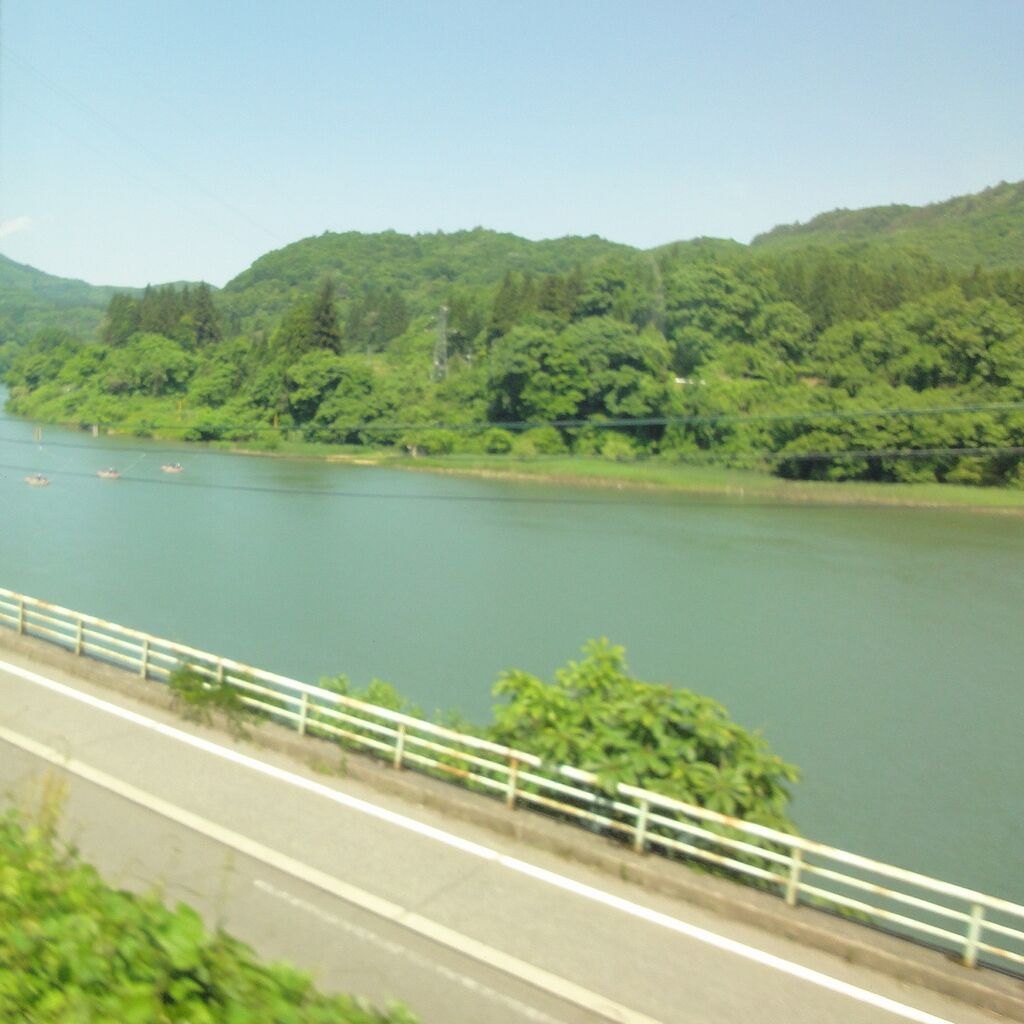 上流なのに、スゴい水量だね