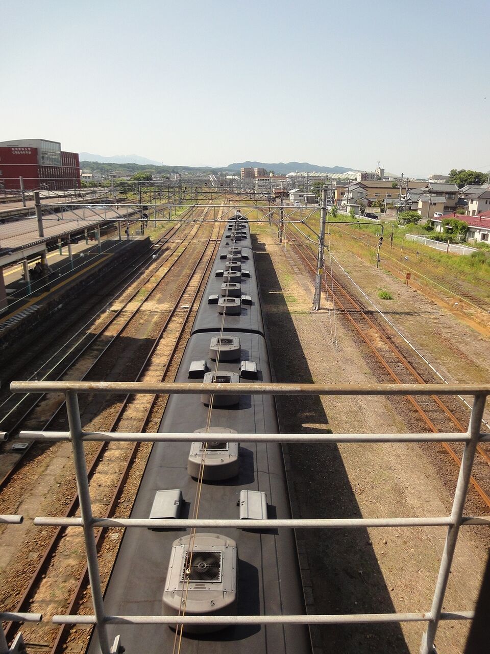 駅舎の2階から