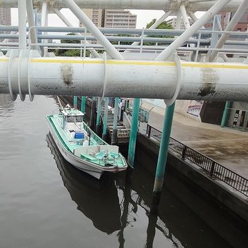 舫ってあるのは、釣り船ですかね