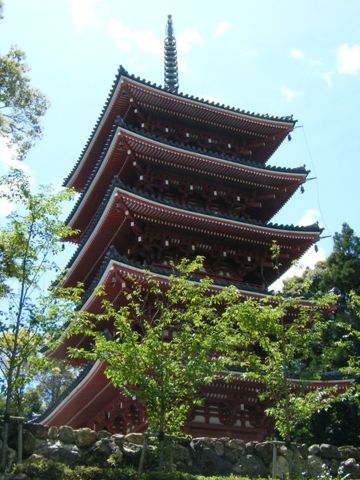 竹林寺 五重塔