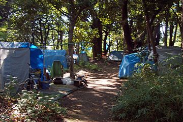 『代々木公園』の奥地