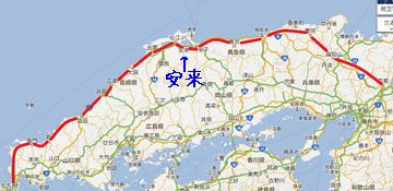 安来の管轄は、JR西日本で、会社が違います