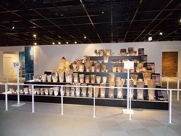出土した遺跡の展示がメインです