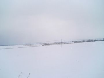 一面の雪原