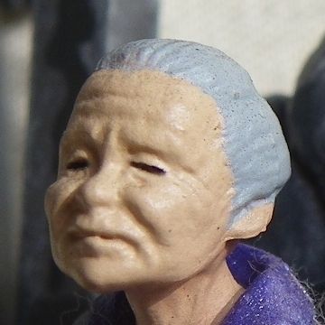 イタコフィギュアのアップ
