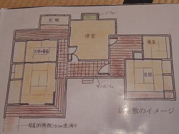 この建物の間取り図がありました