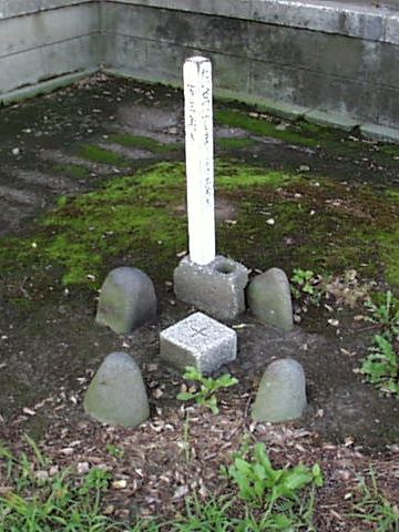 黒井神社にある綺麗な三角点