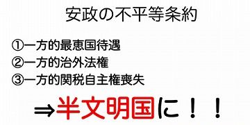 幕末の条約級に不平等だわ