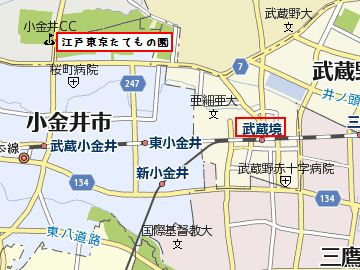 JR中央線の『武蔵境駅』まで歩くつもりでした