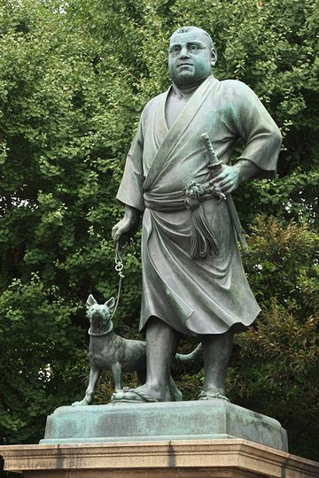 上野公園の西郷隆盛が、着物を着てるわけ