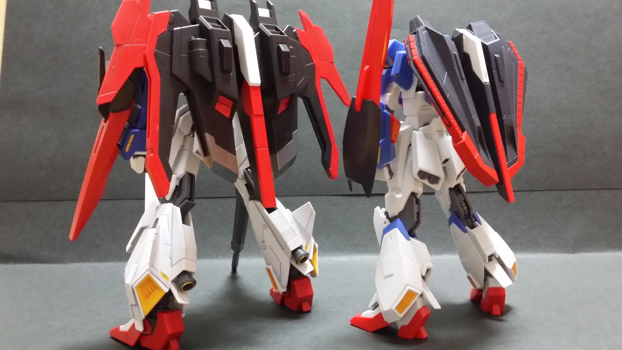 Hgbf ライトニングゼータガンダム 作成編３ かっこいいポーズで撮りたい