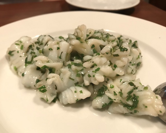 調布市 楽山 アオリイカの青じそ炒め ほか 2500円 奨学金で飯を喰らうマン