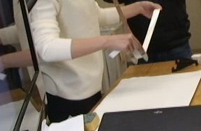 美術部水張り 透明水彩実技講習会 作品交流会 郡展satellite Site