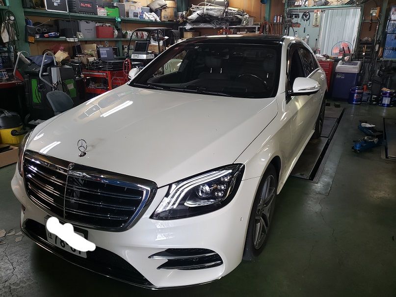 ベンツW222 後期モデルS400AMG 中古テレビチューナー ベンツ Sクラス
