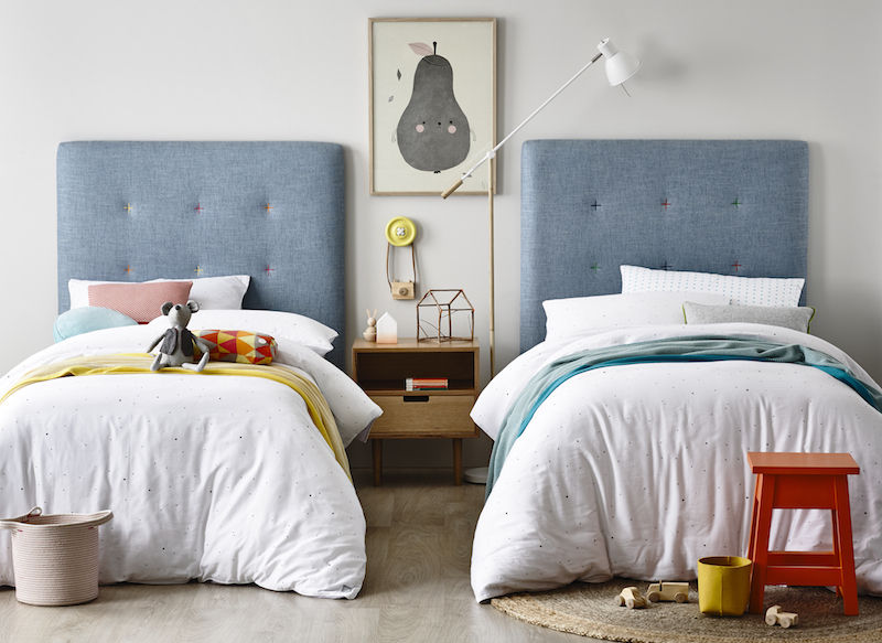 Trẻ em cũng tham gia vào hành động! Đầu giường Twin Fenwick ở Husk Amalfi.