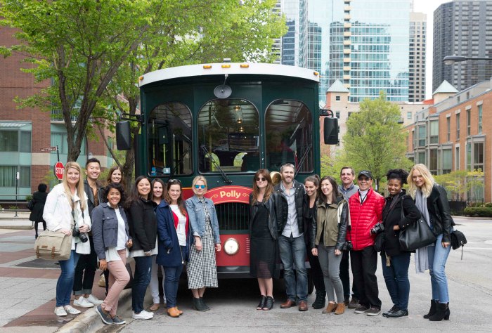 Ảnh về chuyến xe đẩy của Chicago